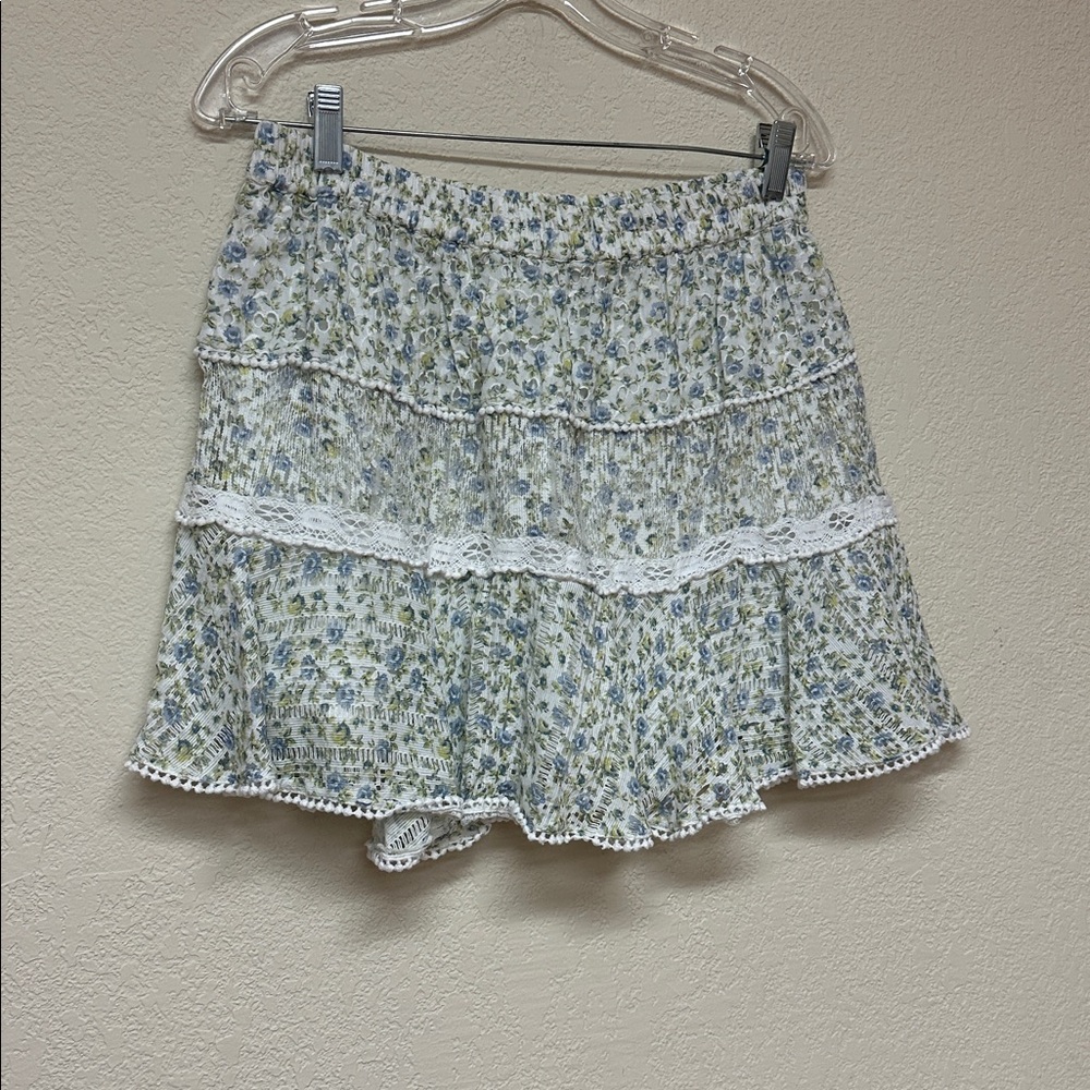 Love shack fancy womans diamond mini skirt size M - Picture 3 of 4